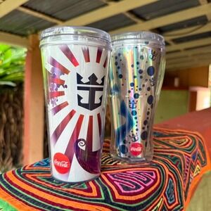 Royal Caribbean Coca-Cola Cruise Tumblers Set Whirley‎ Drinkworks (2017 & 2022)